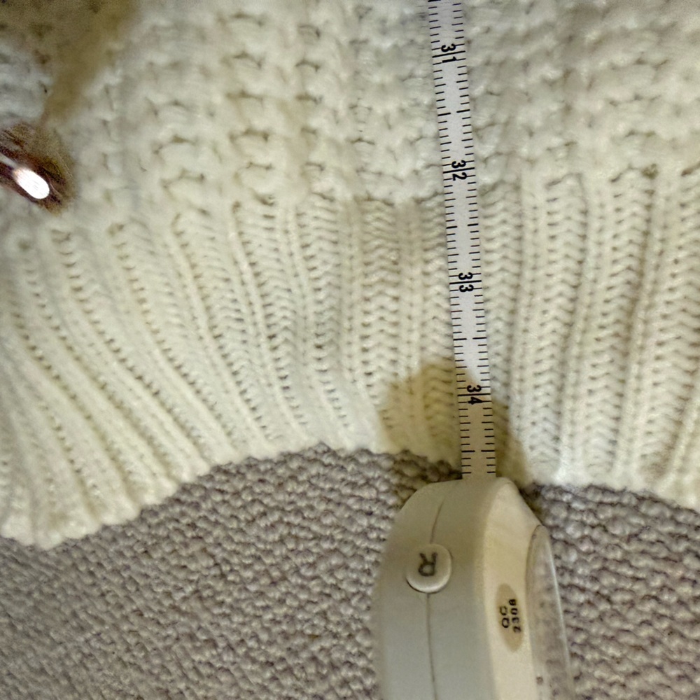2/$35 NWT Fashion Nova Knit Decision White Long Sleeve Knit Mini Dress L - Picture 6 of 8